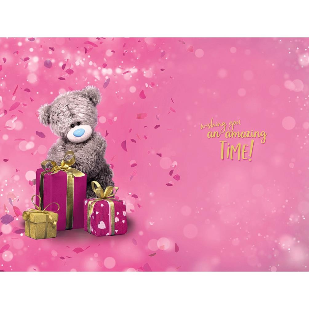 11 Today Photo Finish Me to You Bear 11th Birthday Card Extra Image 1
